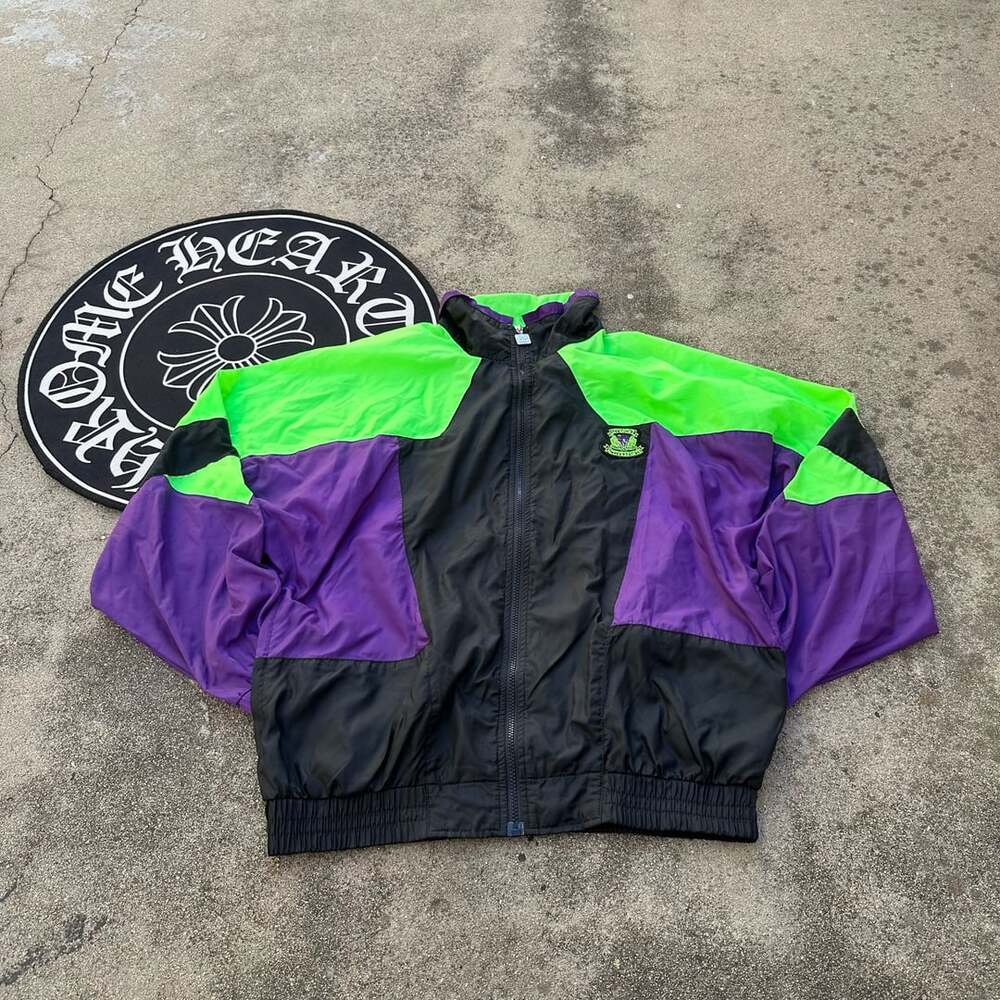 Vintage 90s Givenchy Active Sports Colorblock Nylon Track Jacket